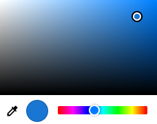 Appointment status colour picker